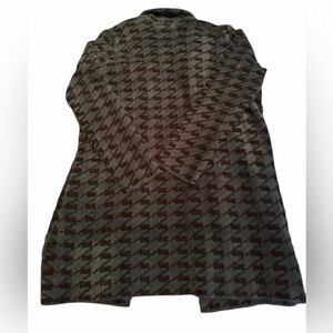 Liverpool Los Angeles Green Houndstooth Coatigan – Size Small – NWT